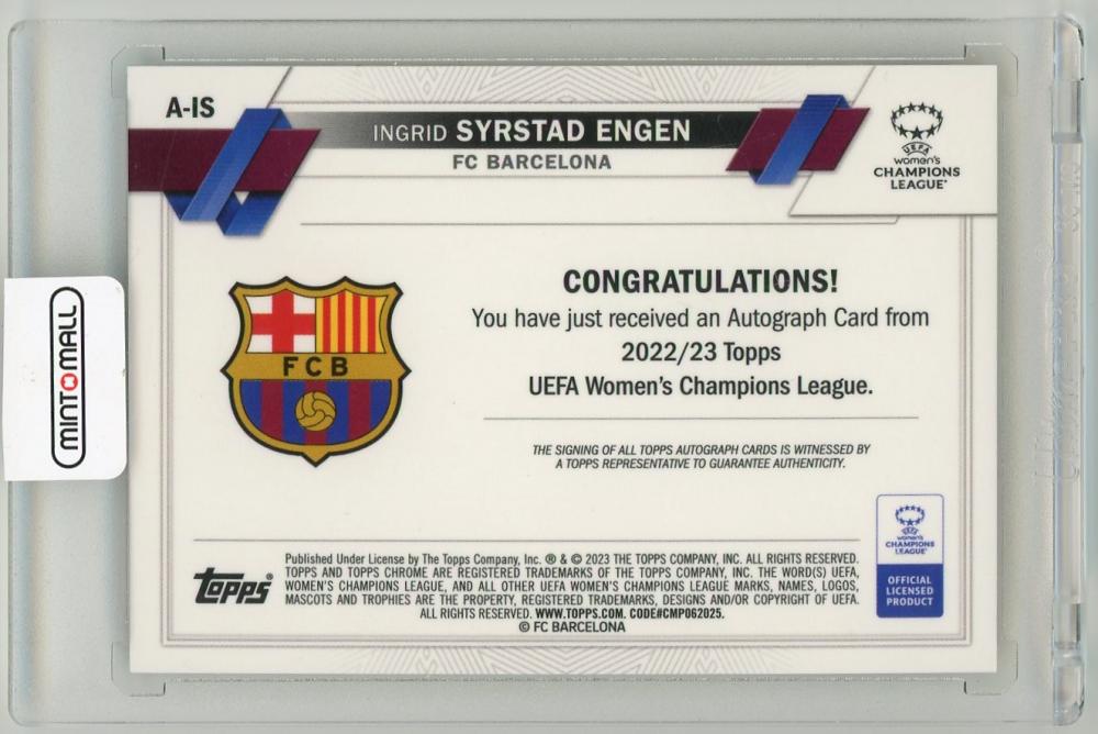 2022-23 Topps Chrome UEFA Women