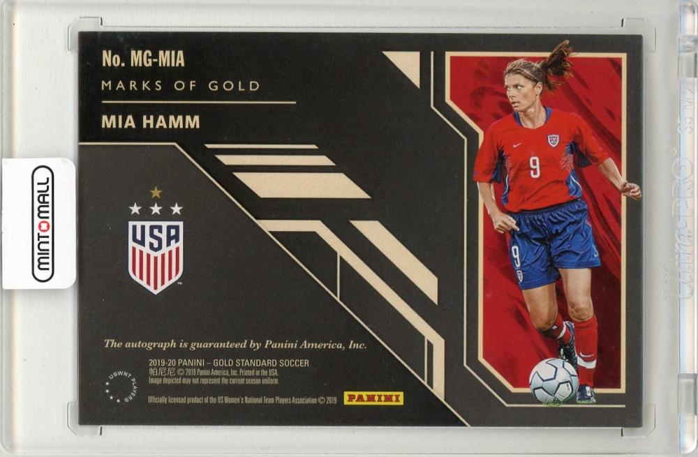 2019-20 Panini Gold Standard Mia Hamm Marks of Gold Fine Parallels2/29 United States