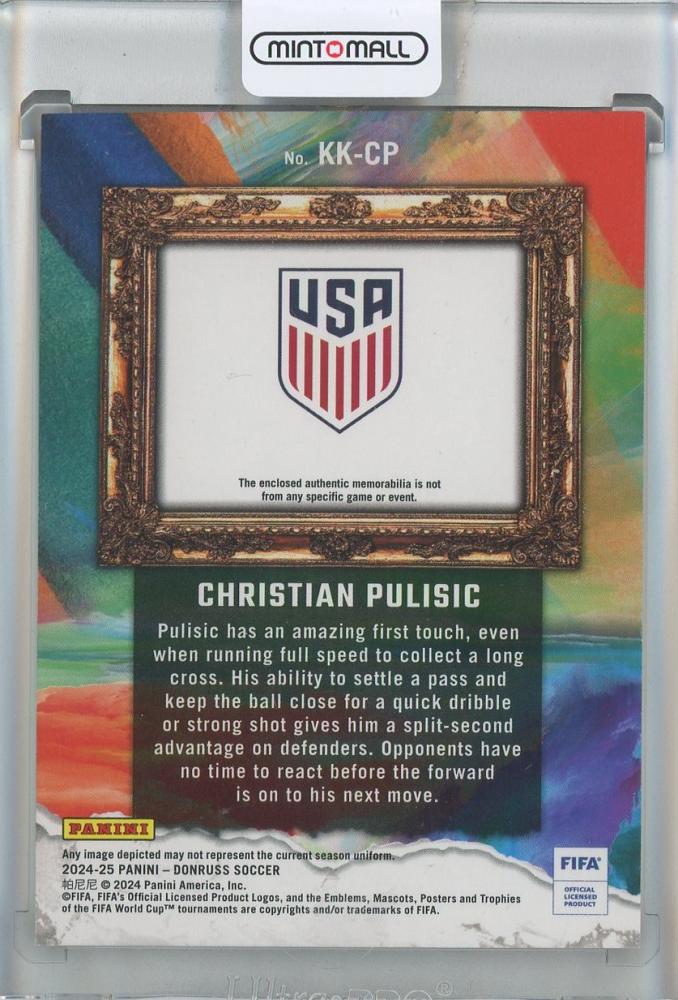 2024-25 Donruss Christian Pulisic Kit Kings #43 United States Men