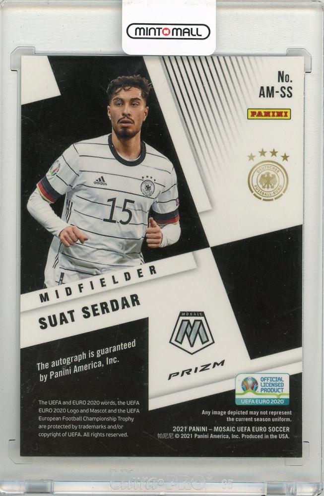 2020-21 PANINI Mosaic UEFA Euro Suat Serdar Autographs Mosaic #22 Germany