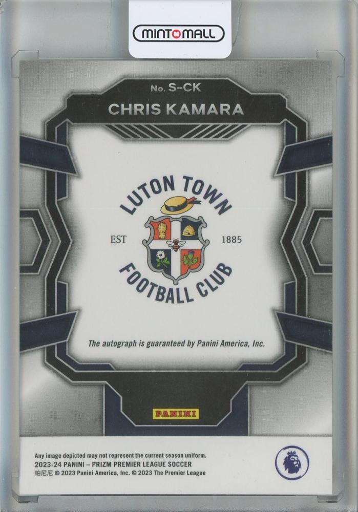 2023-24 Panini Prizm English Premier League Chris Kamara Signatures #5 Luton Town FC