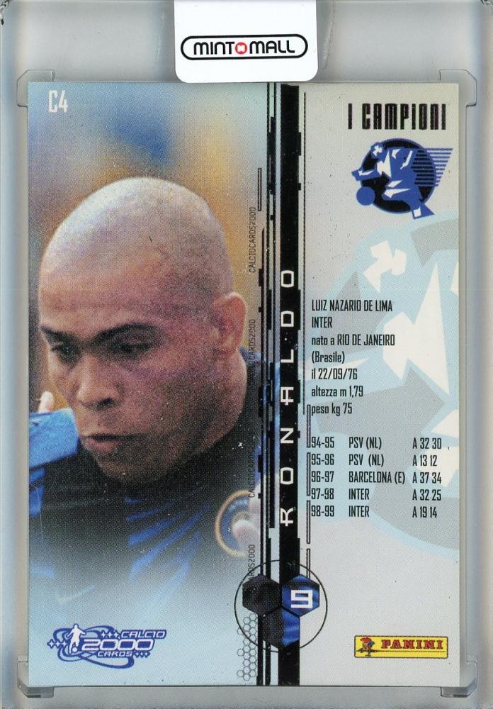 2000 Panini Calcio I Campioni Ronaldo #C4 FC Inter Milan