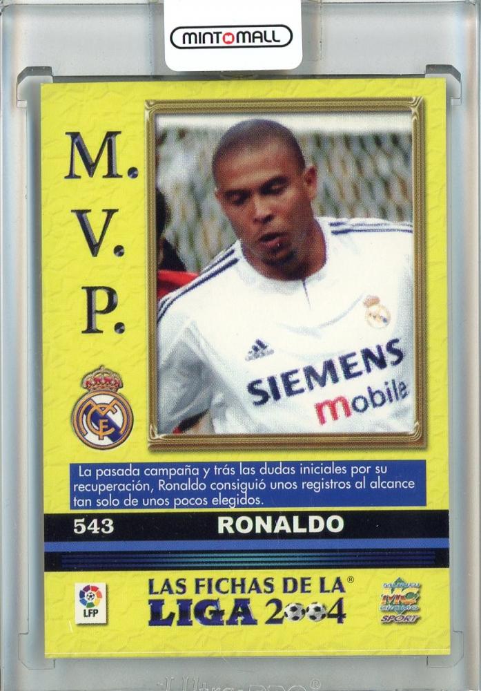 2004 Las Fichas De La Liga Ronaldo #543 Real Madrid
