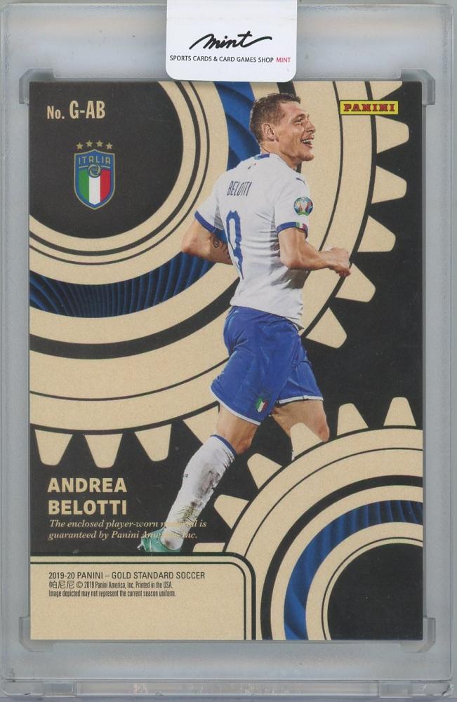 2019-20 PANINI FIFA Gold Standard Gear Fine / ANDREA BELOTTI(Italy) 25/29