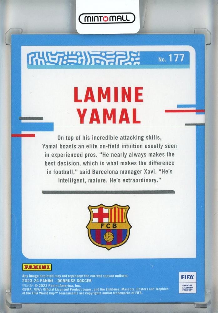 2023-24 Donruss Lamine Yamal #177 FC Barcelona