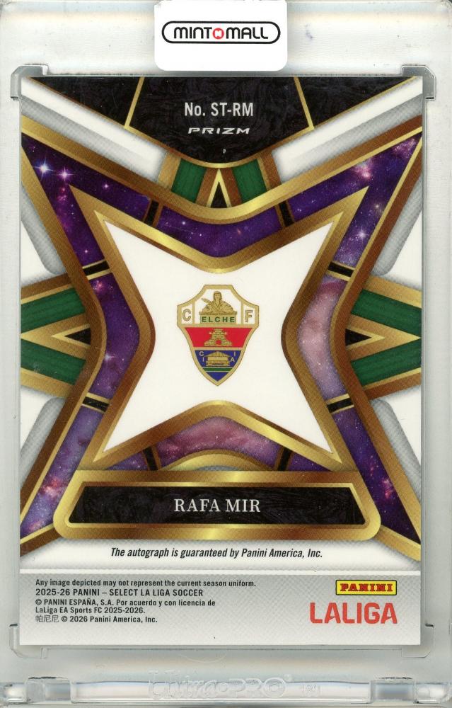 2025-26 Panini Select La Liga Rafa Mir #ST-RM Select Stars Signatures Elche CF