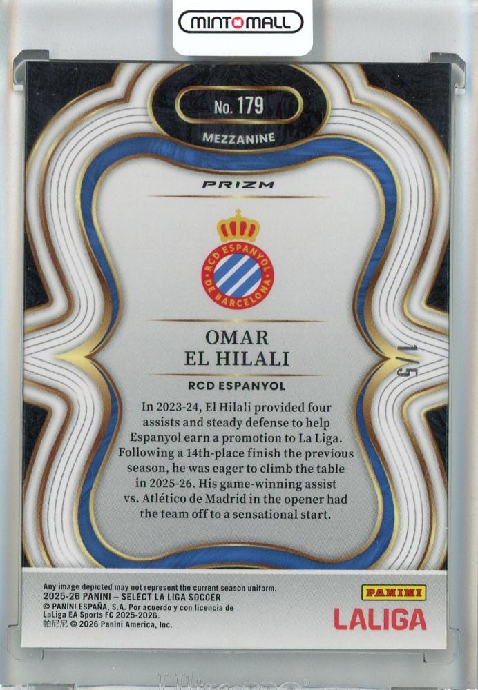 2025-26 Select La Liga Omar El Hilali Green #1791/5 RCD Espanyol