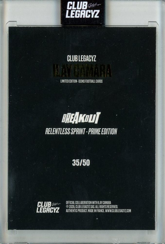 2026 CLUB LEGACYZ ICONS Ilay Camara Breakout35/50 Senegal