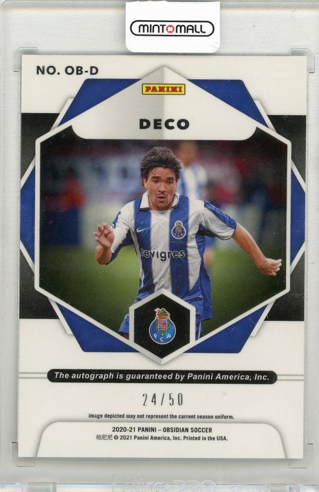 2020-21 PANINI Obsidian Deco Obsidian Autographs Electric Etch Orange #1124/50 FC Polto