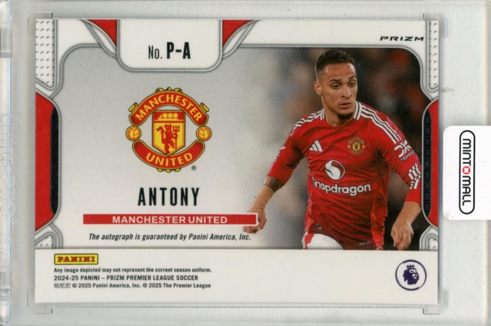 2024-25 PANINI Prizm English Premier League Antony Penmanship #7 Manchester United