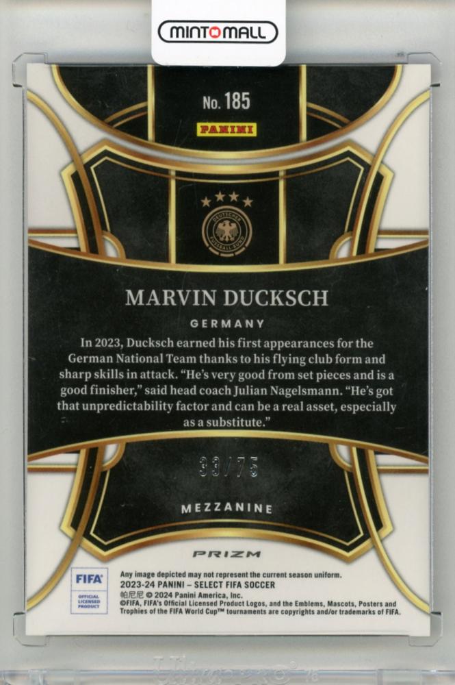 2023-24 PANINI Select FIFA Marvin Ducksch Pink #18533/75 Germany