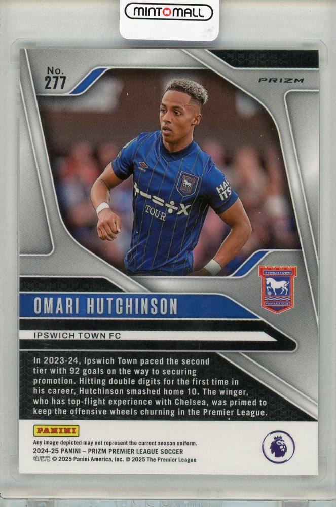 2024-25 PANINI PRIZM Omari Hutchinson Ipswich Town
