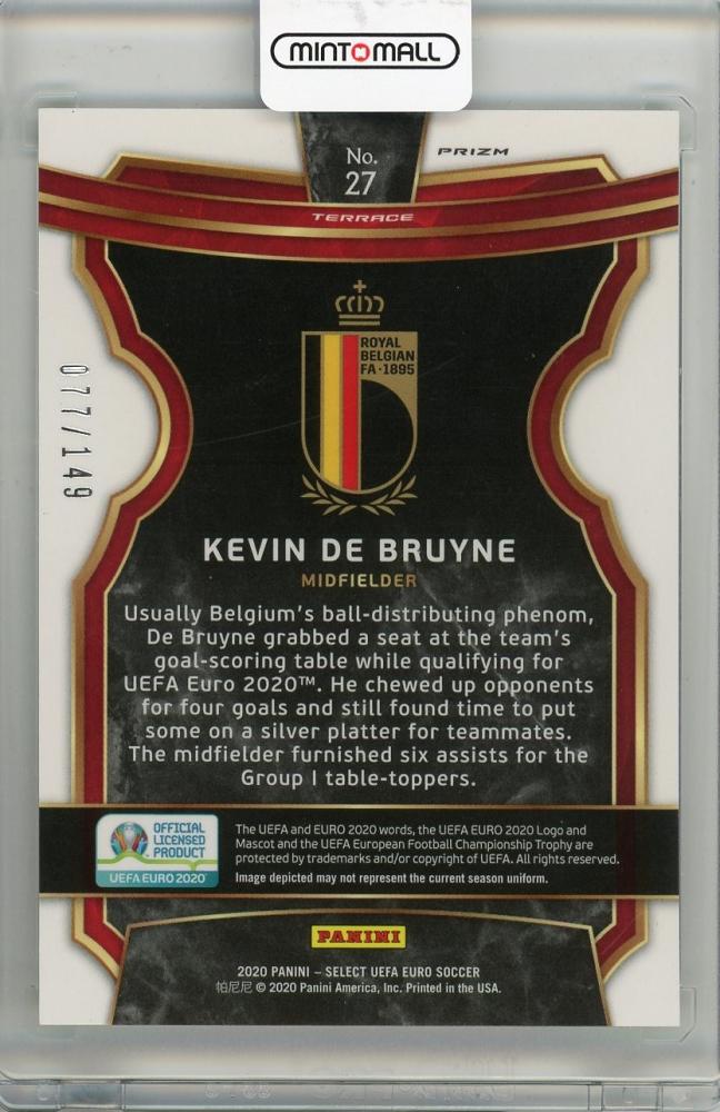 2020 PANINI SELECT Kevin De Bruyne #27077/149 Belgium