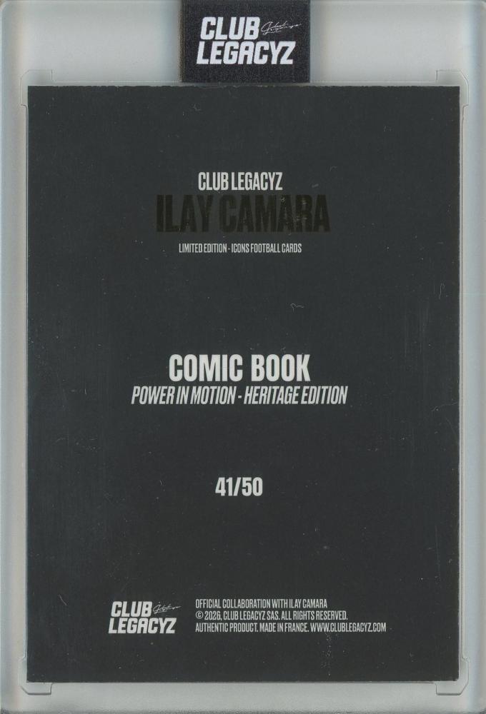 2026 CLUB LEGACYZ ICONS Ilay Camara Comic Book41/50
