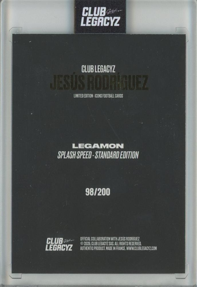 2026 CLUB LEGACYZ ICONS Jesus Rodriguez Legamon98/200