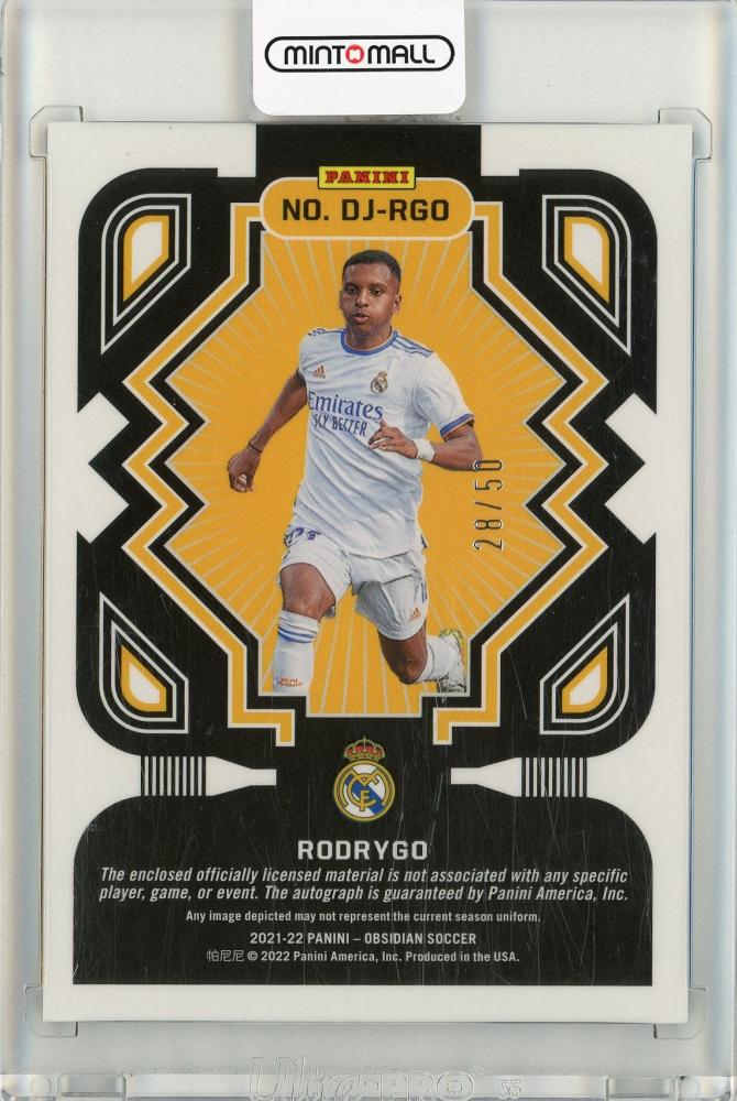2021-22 PANINI OBSIDIAN RODRYGO AUTO&JERSEY28/50