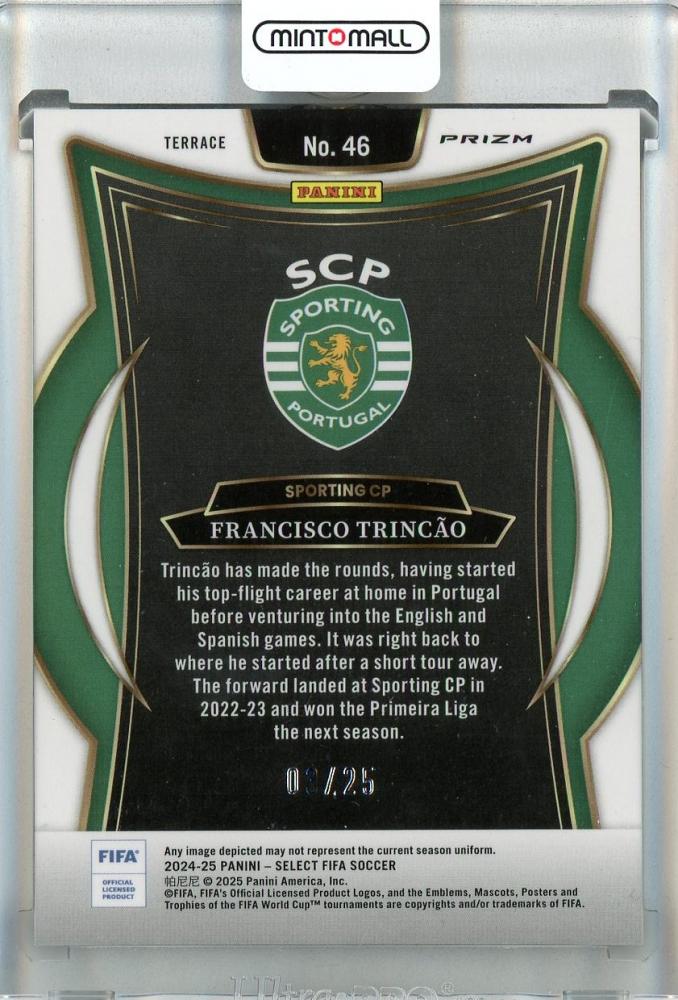 2024-25 Select FIFA Francisco Trincao Tie-Dye #4603/25 Sporting CP