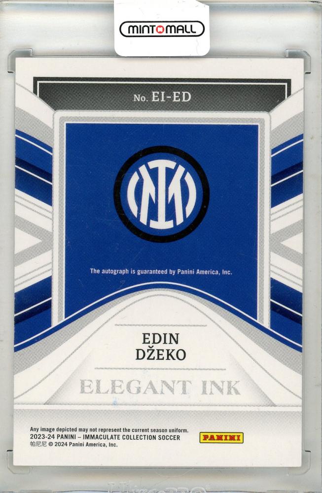 2023-24 Panini-Immaculate Collection Soccer Edin Dzeko Autograph 42/99