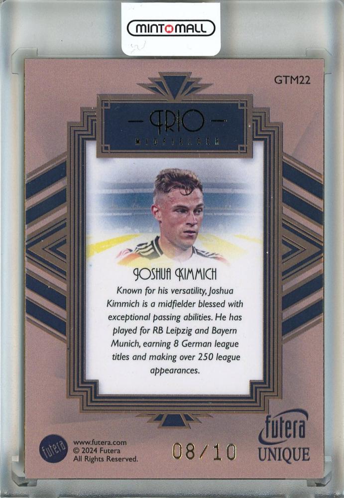 2024 Futera Unique Joshua Kimmich #GTM228/10 Germany