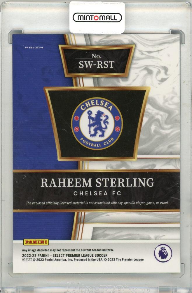 2022-23 Panini Select Premier League Raheem Sterling Jersey
