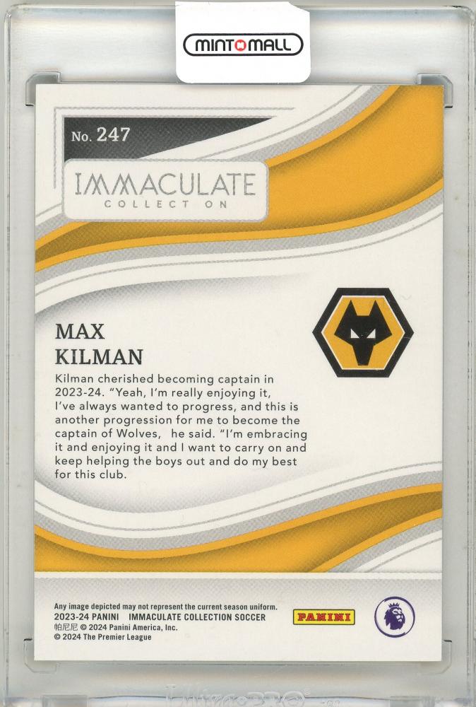 2023-24 Panini-Immaculate Collection Soccer Max Kilman 03/60
