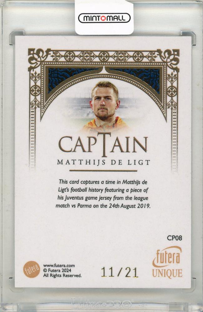 2024 Futera Unique Matthijs de Ligt Jersey 11/21
