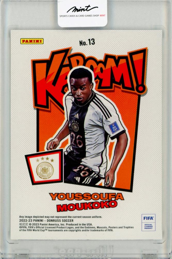 2022-23 Panini Donruss Youssoufa Moukoko Kaboom!