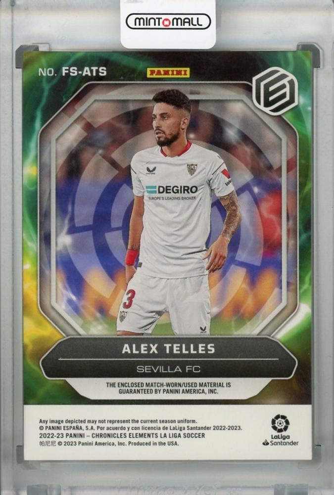 2022-23 Panini Chronicles Sevilla FC Alex Telles Elements Fusion Swatches La Liga 25/49