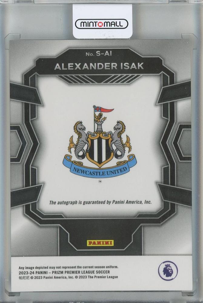 2023-24 Panini Prizm Premier League Mark Viduka Penmanship Purple Auro #P-MV15/25 Newcastle United