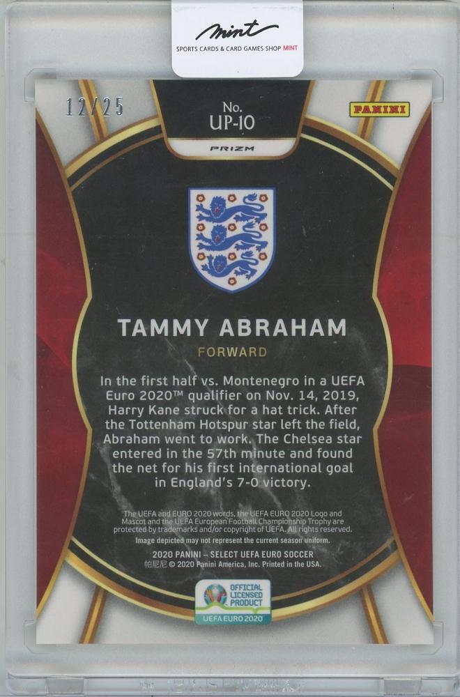 2020 PANINI Select UEFA Euro Unlimited Potential Prizms Silver / TAMMY ABRAHAM(England) 12/25