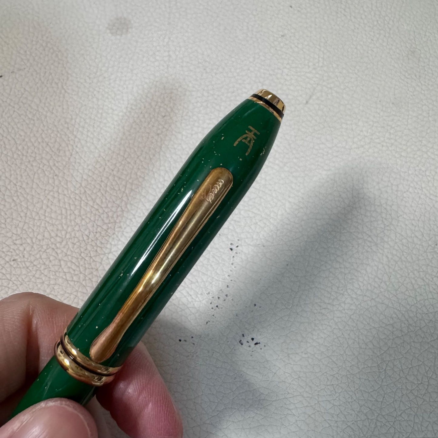 Cross Townsend Lapis Lazuli Fountain Pen 18K 750 Green
