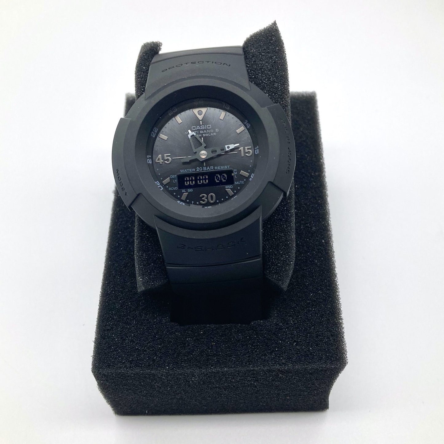 Casio G-Shock AWG-M520BB-1AJF Radio Solar Full Black Watch — Japan Import