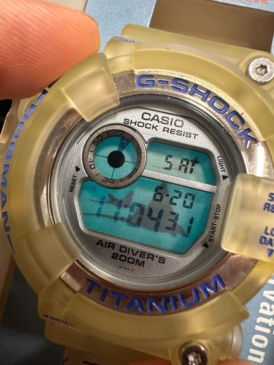 Casio G-Shock Frogman W.C.C.S. Official Model Quartz Watch DW-8201WC-2T — Japan Import