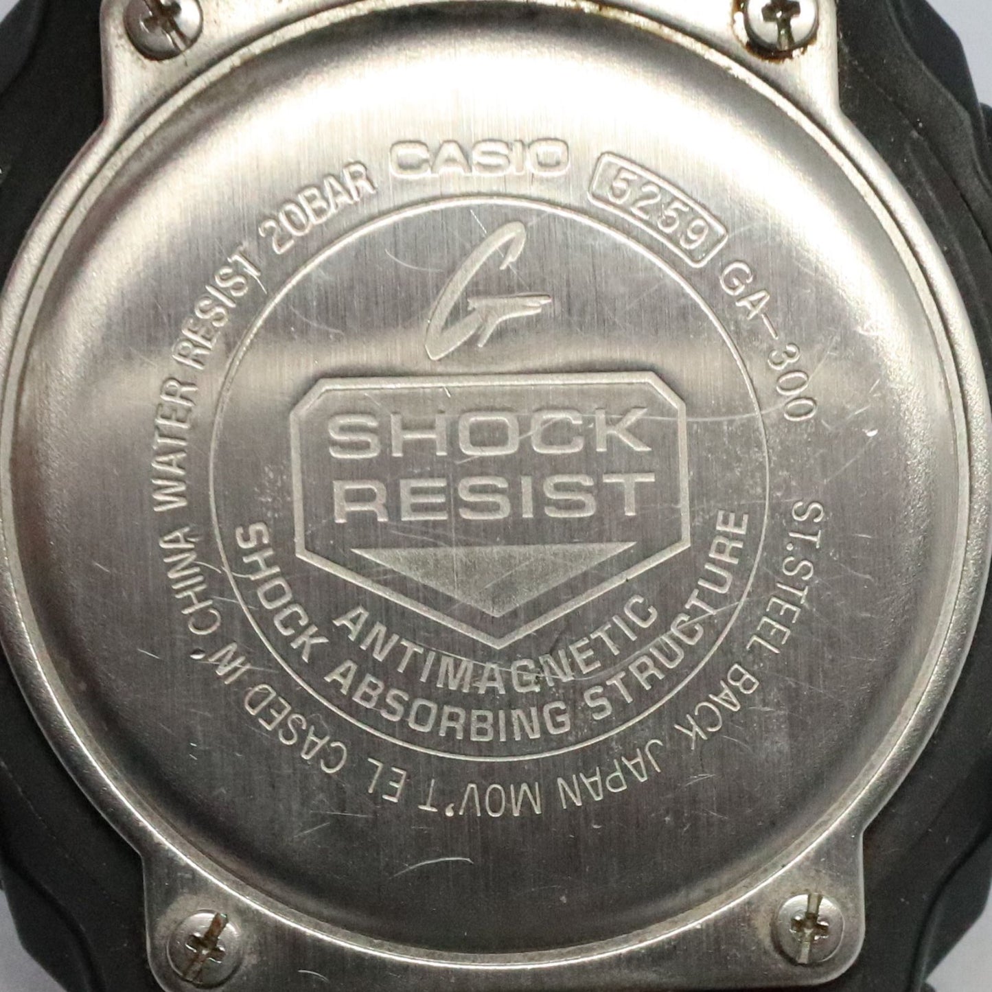 Casio G-Shock GA-300-1AJF Watch with Big Case and Gear-Design Dial — Japan Import