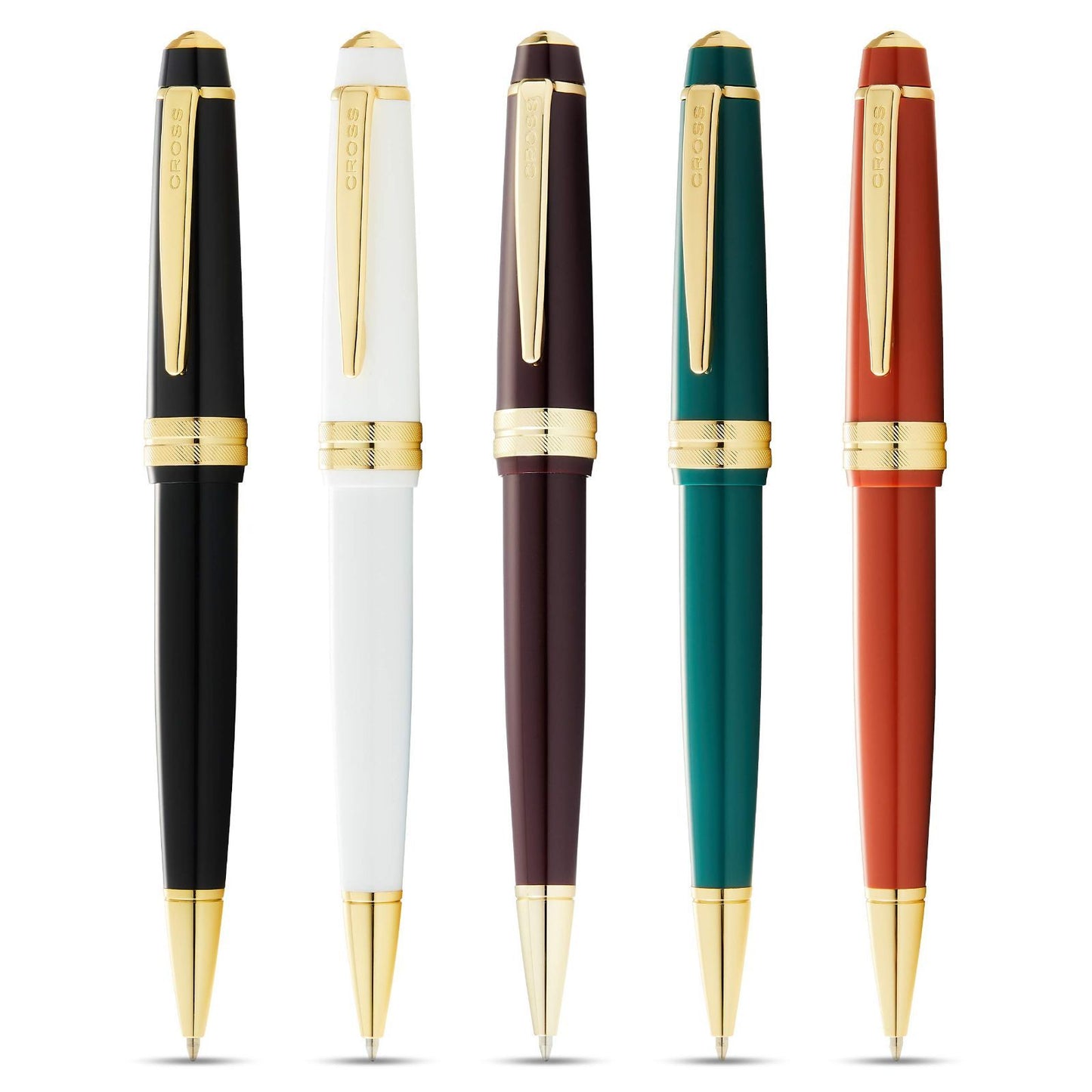 Bailey Cross Green and Gold Resin Ballpoint Pen — Japan Import