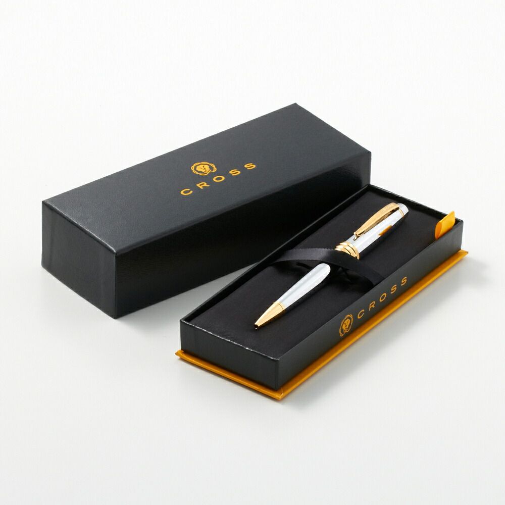 Cross Bailey Style Geometric Pen Model AT0452-6 Silver and Gold