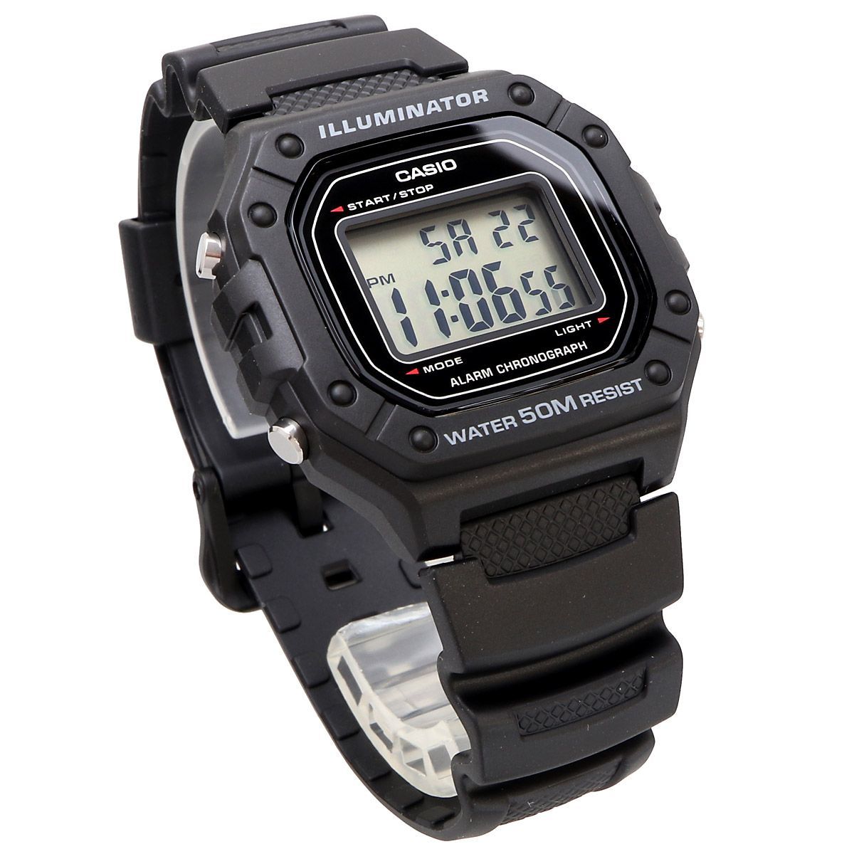 Casio W-218H-1AV Cheap Casio Retro Digital Watch — Japan Import