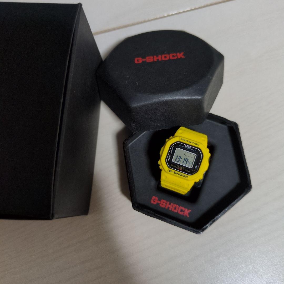Casio G-Shock Nano Ring Watch Model DWN-5600-9JR Yellow Square Watch Japan Import
