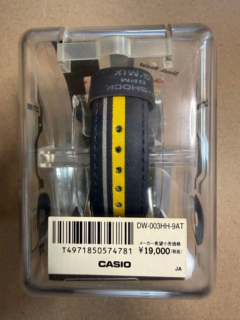 Casio G-Shock DW-003HH-9AT Digital Watch in Yellow and Black — Japan Import