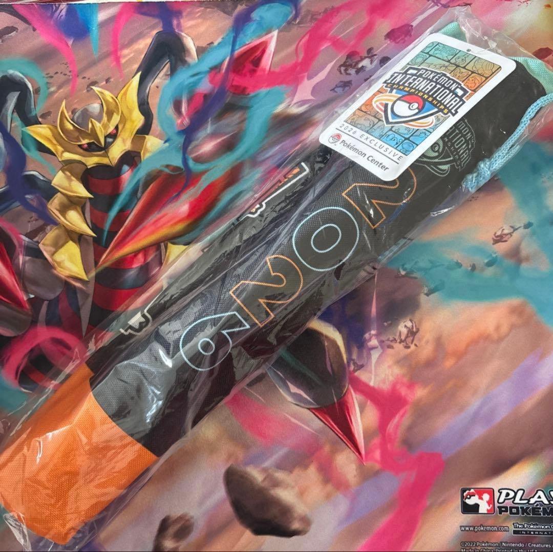 EUIC Pokémon Center limited edition 30th Anniversary playmat with Charmander, Squirtle, and Bulbasaur comic design