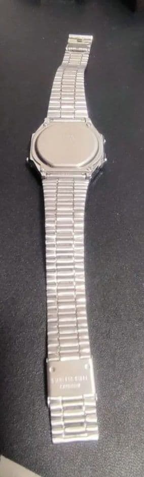 Casio A169WE Camouflage Series Digital Watch with Stainless Steel Band — Japan Import