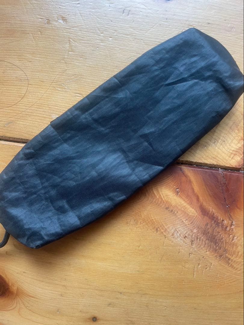 JIB pen case made of black durable sailcloth material with zipper closure