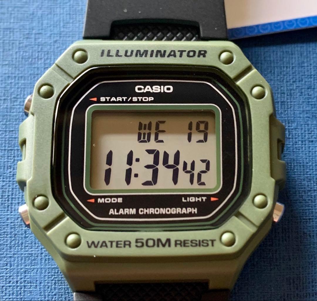 Casio Digital Watch Retro Model with Foreign Language Manual — Japan Import