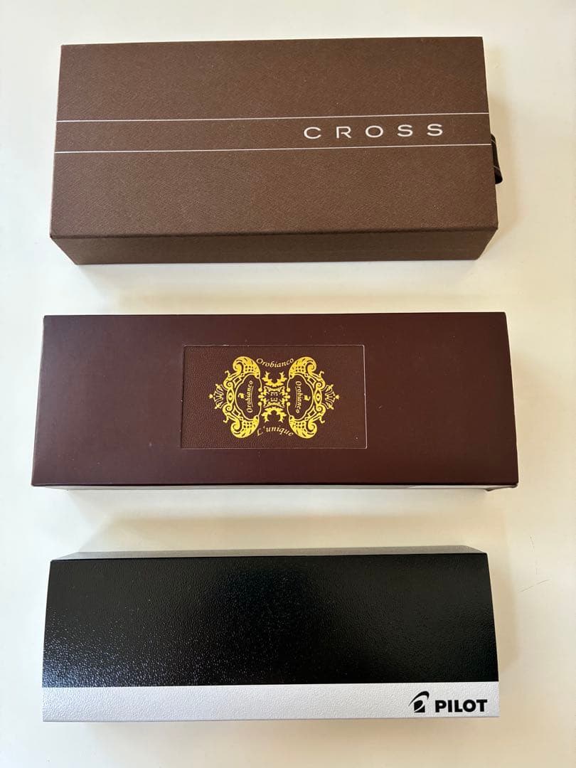 Orobianco Cross Pilot Ballpoint Pen 3-Piece Set