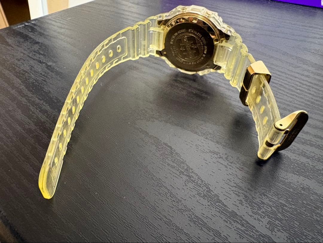 Casio G-Shock DW-5600 Limited Gold Skeleton Collaboration Watch