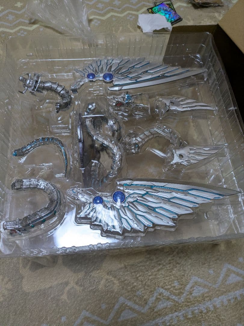 Art Works Monsters Cyber End Dragon figure from Japan import showing detailed design and packaging