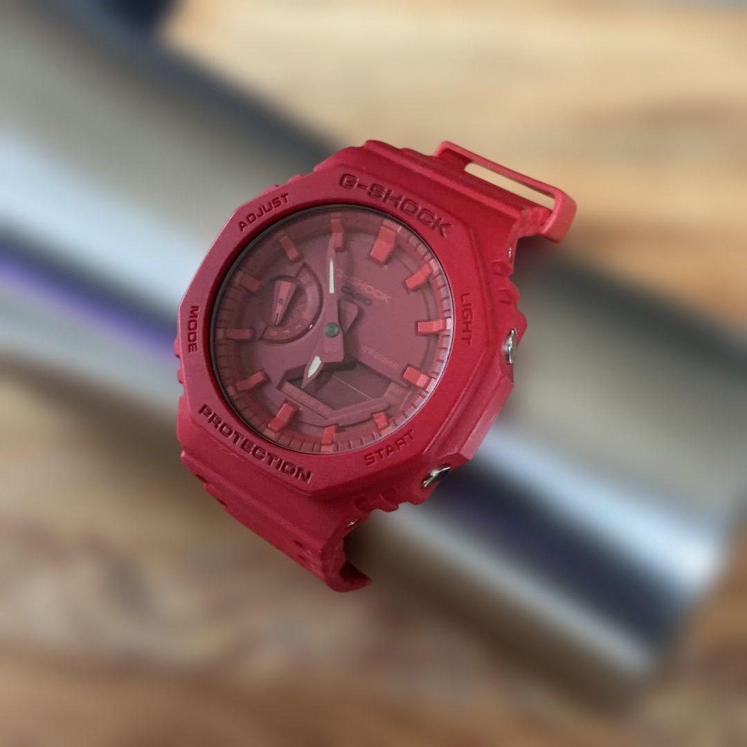 Casio G-Shock GA-2100 Red Watch Body Only Japan Import