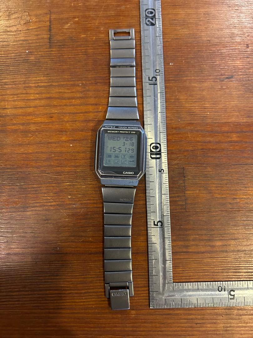 Casio Data Bank VDB-2000 Digital Watch with Touch Screen and Memory Protect — Japan Import