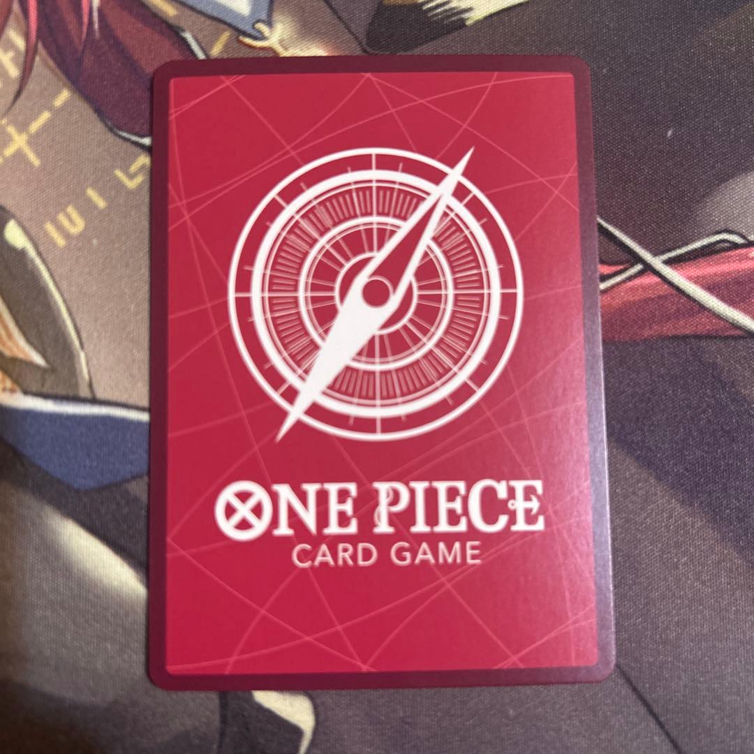 One Piece Card Game Vince Smoke Rey Leader Parallel Blue Purple card, Japan import, used condition