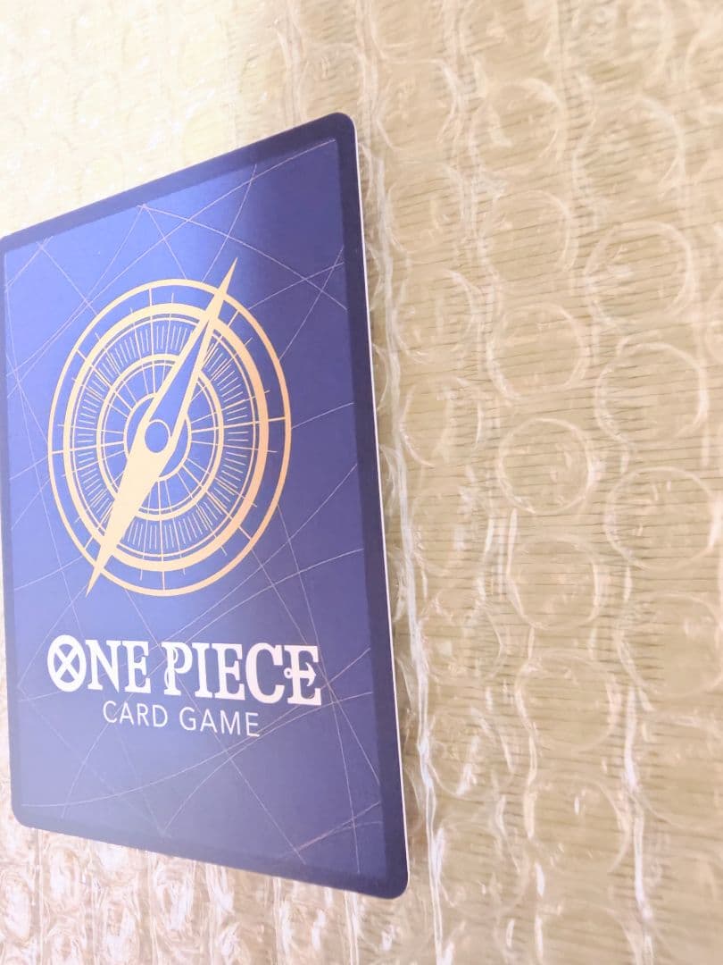 One Piece Kamusari Parallel op10 Shanks single trading card with minor back surface scratches